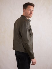 Lakeland Leather Green Calder Jacket - Image 8 of 11