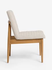 Set of 2 Pebble Atlas Dark Wood Leg Dining Chairs - Image 5 of 6