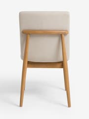 Set of 2 Pebble Atlas Dark Wood Leg Dining Chairs - Image 6 of 6