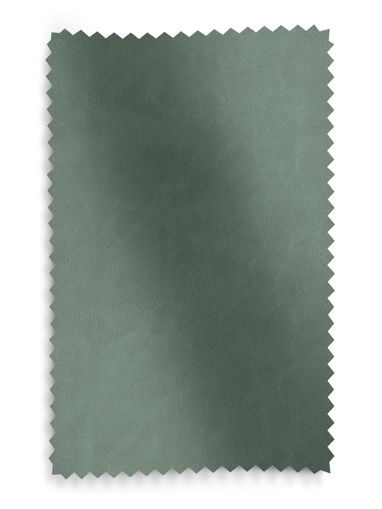 Set of 2 Distressed Faux Leather Green Black Leg Aiden Dining Chairs - Image 9 of 9 Set of 2 Distressed Faux Leather Green Black Leg Aiden Dining Chairs - Image 9 of 9