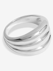 Simply Silver Silver Sterling 925 Chunky Polished Ring - Image 1 of 2