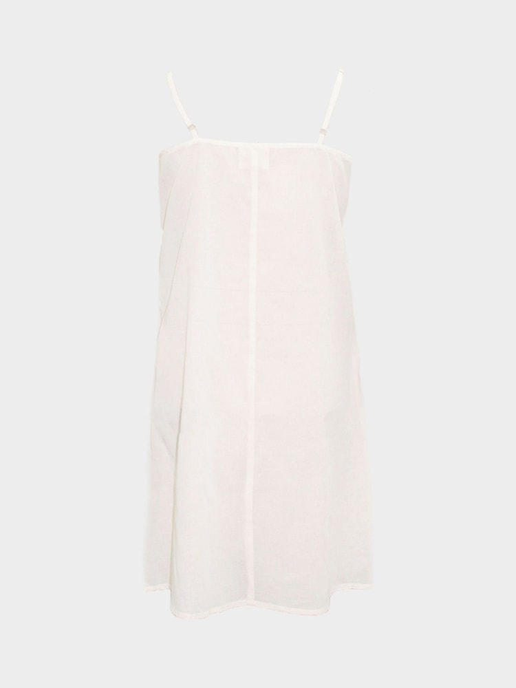 Aspiga White Cami V Midi 100% Cotton Slip - Image 2 of 3