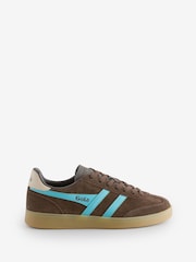 Gola Dark Brown Ocean Bone Gum Womens Viper Trainers - Image 1 of 1