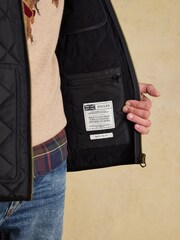 Joules Maynard Black Diamond Quilted Jacket - Image 5 of 10