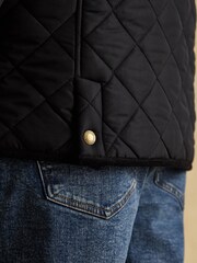 Joules Maynard Black Diamond Quilted Jacket - Image 7 of 10