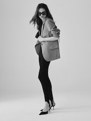 The Set Black 2 Pack Ponte Stirrup Leggings - Image 3 of 9