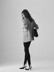 The Set Black 2 Pack Ponte Stirrup Leggings - Image 4 of 9