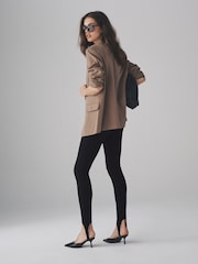 The Set Black 2 Pack Ponte Stirrup Leggings - Image 5 of 9