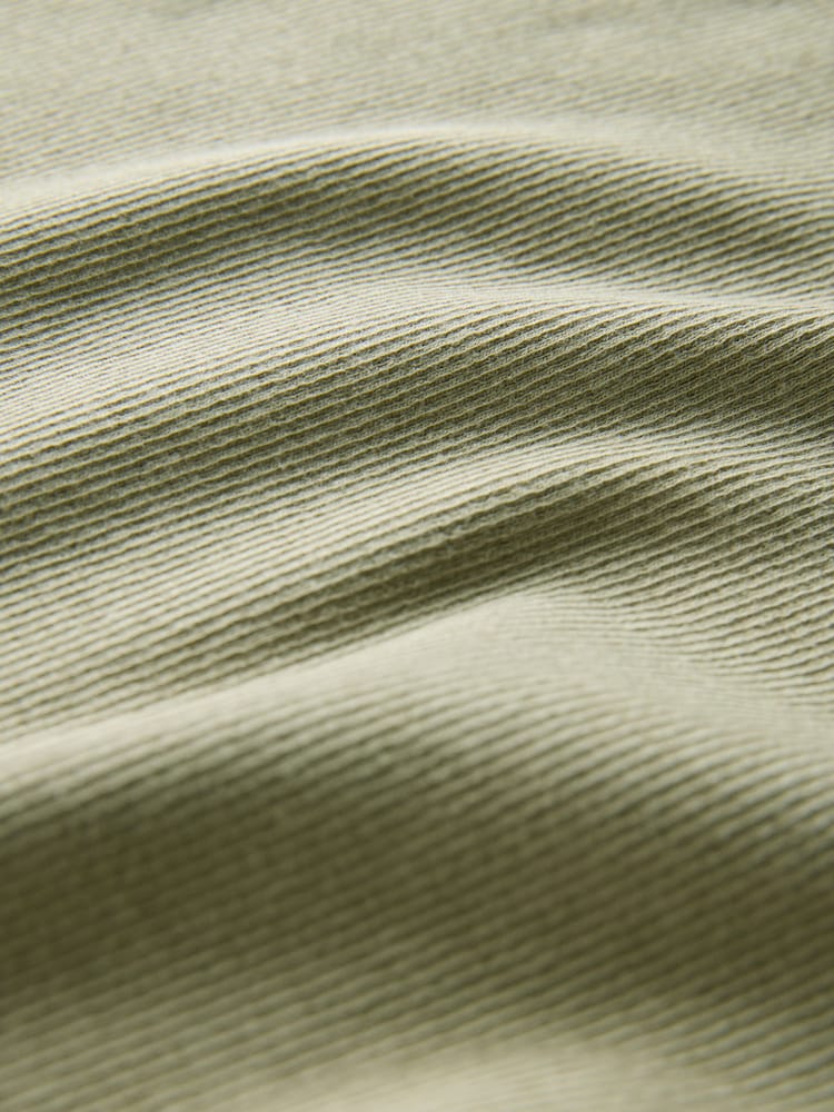 The Set Black/Cream/Khaki 3 Pack Off Shoulder V-Neck Ribbed Long Sleeve Top - Image 6 of 6