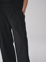 The Set Brown/Black 2 Pack Wide Leg Interlock Joggers - Image 8 of 12