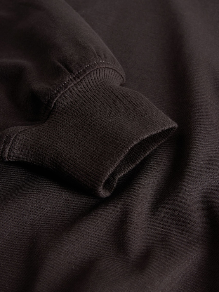 The Set Brown/Black 2 Pack Heavyweight Premium Crew Neck Sweatshirt - Image 11 of 11