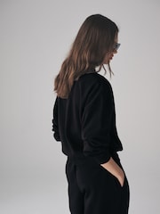 The Set Brown/Black 2 Pack Heavyweight Premium Crew Neck Sweatshirt - Image 7 of 11