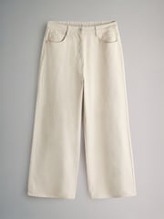The Set Cream/Chocolate Brown 2 Pack Straight Leg Jeans - Image 2 of 5
