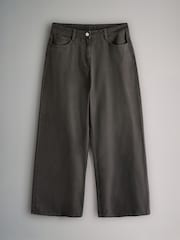 The Set Cream/Chocolate Brown 2 Pack Straight Leg Jeans - Image 3 of 5
