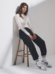 The Set Cream/Brown/Navy Blue 3 Pack Sheer Long Sleeve T-Shirts - Image 7 of 13