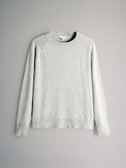The Set Black/Charcoal/Grey/Black & Cream Stripe 4 Pack Fine Knit Crew Neck Jumpers - Image 5 of 7