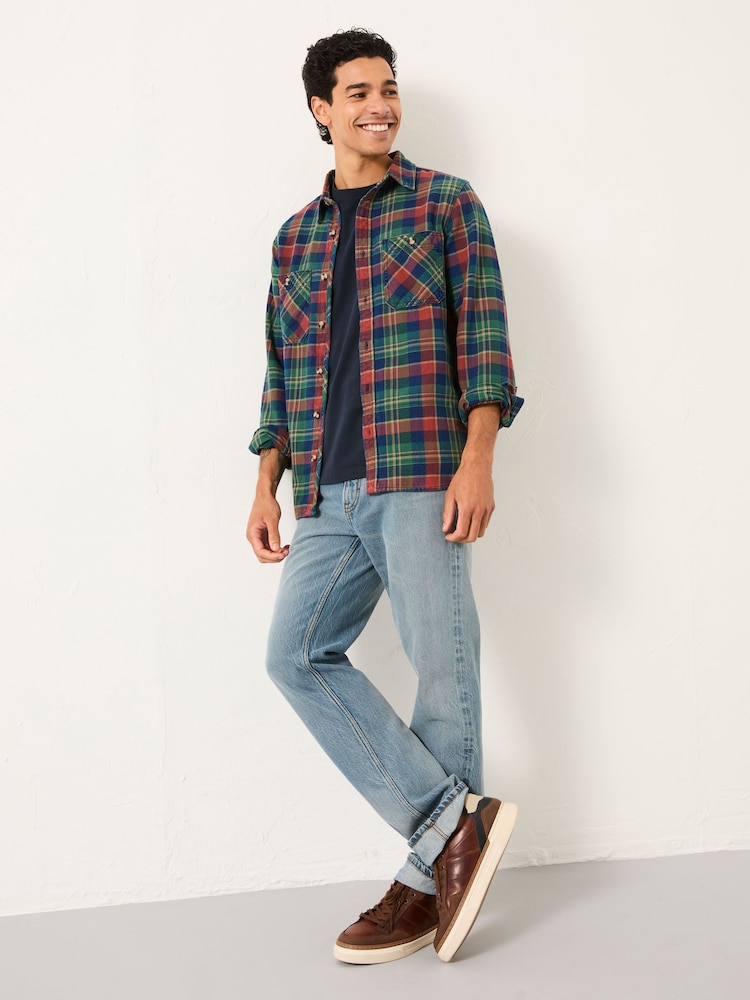 FatFace Rye Multi coloured Long Sleeve Buffalo Check Shirt - Image 1 of 5 FatFace Rye Multi coloured Long Sleeve Buffalo Check Shirt - Image 1 of 5