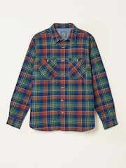 FatFace Rye Multi coloured Long Sleeve Buffalo Check Shirt - Image 5 of 5