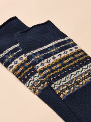 Joules Wader Multi Navy Welly Socks - Image 2 of 3