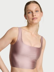 Victoria's Secret French Mauve Pink VSX GlossyTech™ Square Neck Bra Top - Image 1 of 2