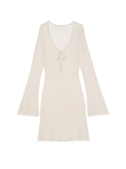 Victoria's Secret Cream Crochet Cover Up Mini Dress - Image 3 of 3