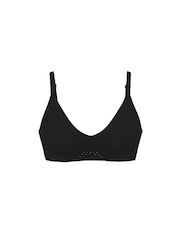 Victoria's Secret Black VSX Featherweight™ Medium V-Neck Sports Bra - Image 3 of 3