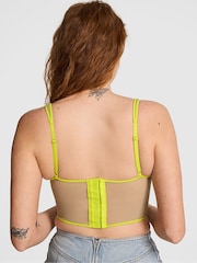 Victoria's Secret PINK Sahara Green Fruit Salad Lace Corset - Image 2 of 2