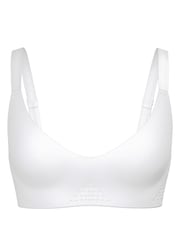 Victoria's Secret White VSX Featherweight™ Medium V-Neck Sports Bra - Image 3 of 3