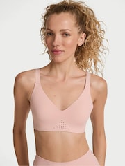 Victoria's Secret Bare Pink VSX Featherweight™ Medium V-Neck Sports Bra - Image 1 of 3