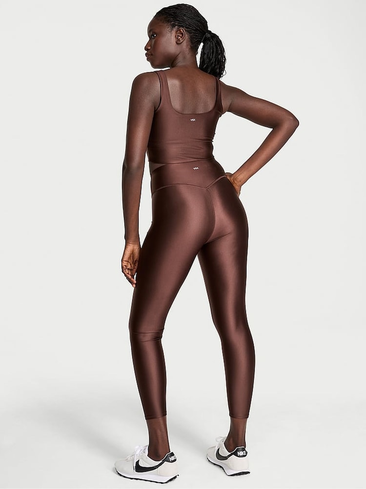 Victoria's Secret Ganache Brown GlossyTech™ Leggings - Image 2 of 3