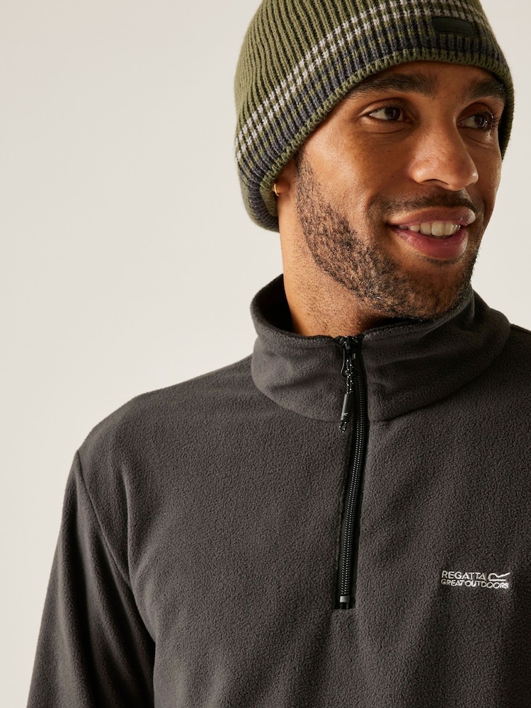 Regatta Grey Thompson Fleece Zip Neck - Image 2 of 6 Regatta Grey Thompson Fleece Zip Neck - Image 2 of 6