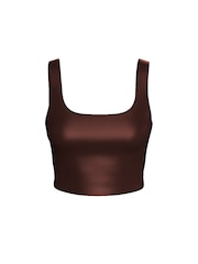 Victoria's Secret Ganache Brown VSX GlossyTech™ Square Neck Bra Top - Image 3 of 3
