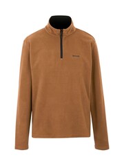 Regatta Brown Mens Thompson Lightweight Half Zip Fleece - Image 5 of 7
