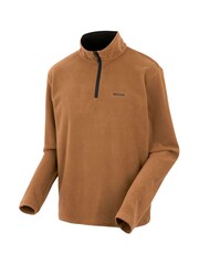 Regatta Brown Mens Thompson Lightweight Half Zip Fleece - Image 7 of 7