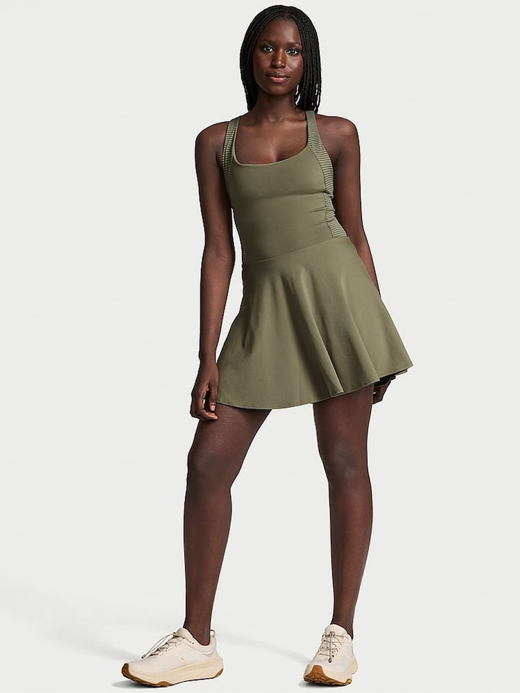 Victoria's Secret Desert Cactus Green Activate™ Racerback Dress - Image 1 of 2