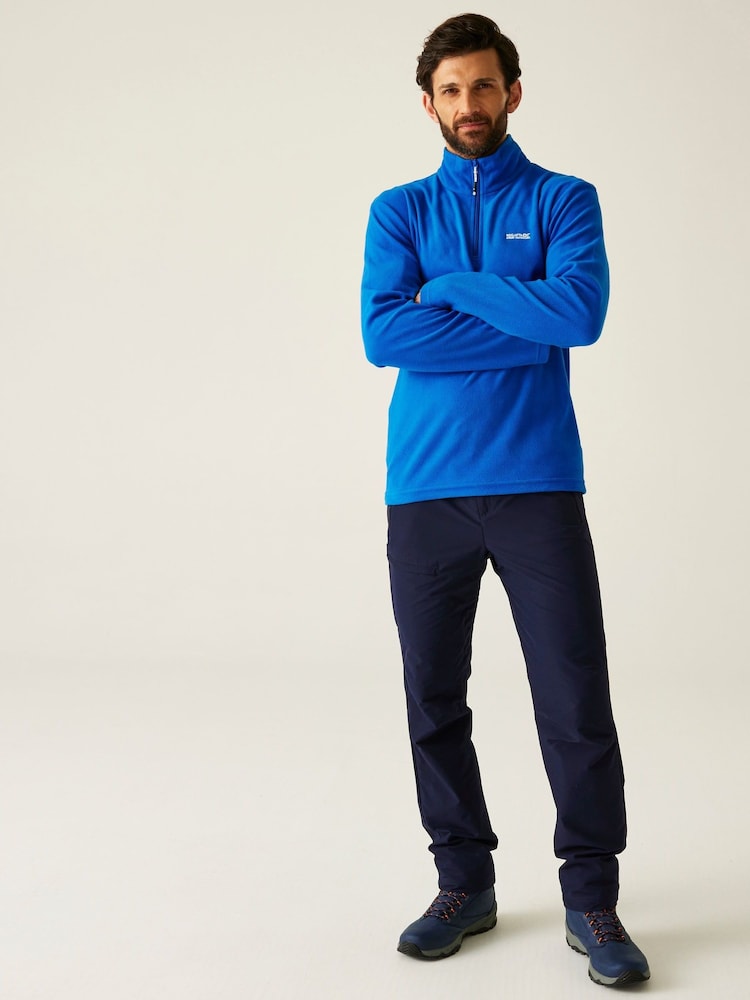 Regatta Blue Thompson Fleece Zip Neck - Image 3 of 3 Regatta Blue Thompson Fleece Zip Neck - Image 3 of 3