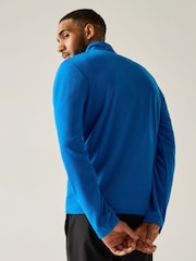Regatta Bright Blue Thompson Fleece Zip Neck - Image 4 of 9