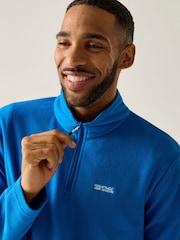 Regatta Bright Blue Thompson Fleece Zip Neck - Image 5 of 9