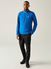 Regatta Bright Blue Thompson Fleece Zip Neck - Image 6 of 9