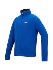 Regatta Bright Blue Thompson Fleece Zip Neck - Image 8 of 9