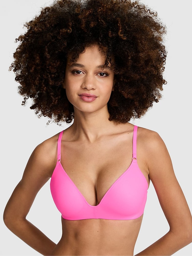 Victoria's Secret Radiant Rose Pink Non Wired Push Up Push Up Bra - Image 1 of 2