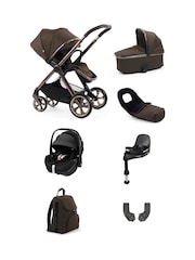 Oyster 7 Piece Chocolate 4 Luxury Bundle with Maxi Cosi 360 Car Seat - Image 1 of 8