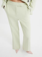 River Island Green Slim Flare Trousers - Image 3 of 6