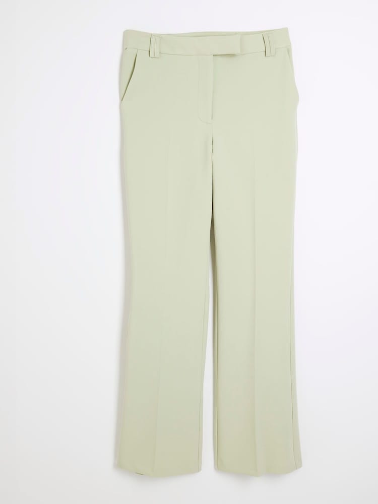 Groen - River Island Slim Flare Trousers - Image 5 of 6