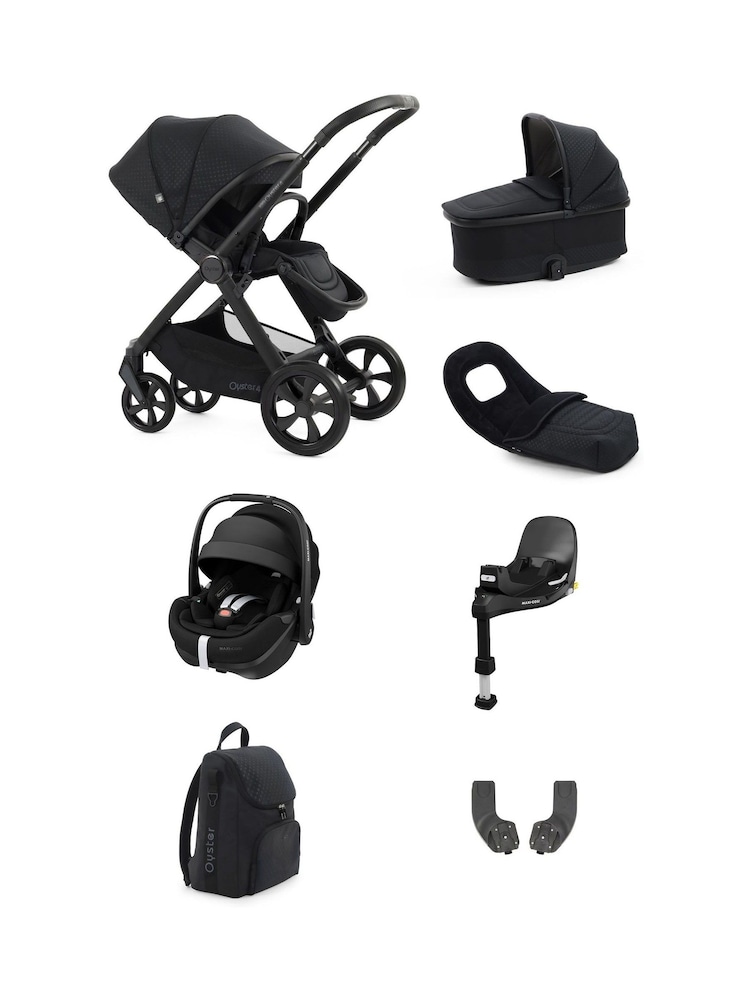 Oyster 7 Piece Raven 4 Luxury Bundle with Maxi Cosi 360 Car Seat - Image 1 of 8