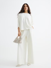 River Island Cream Batwing Top - Image 3 of 6
