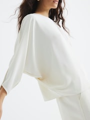 River Island Cream Batwing Top - Image 4 of 6