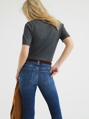 River Island Blue Mid Rise Bootcut Jeans - Image 4 of 4