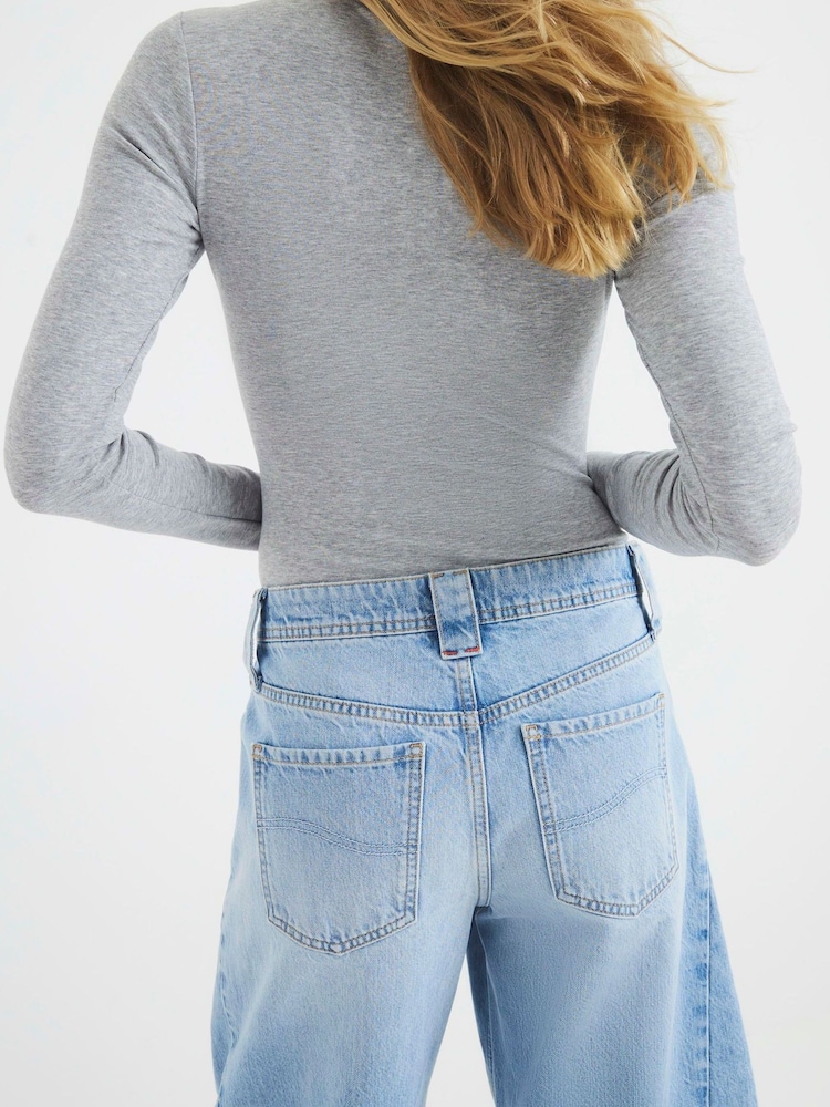 River Island Seamed Barrel Jeans - Image 5 of 6