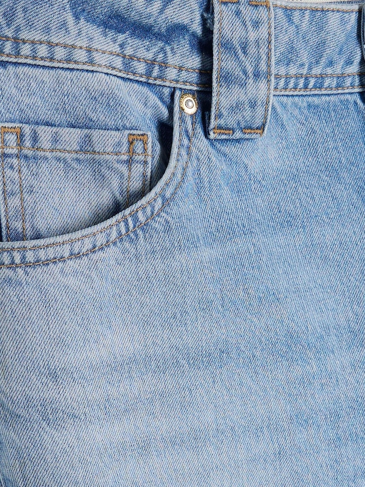 River Island Light Blue Seamed Barrel Jeans - Image 6 of 6